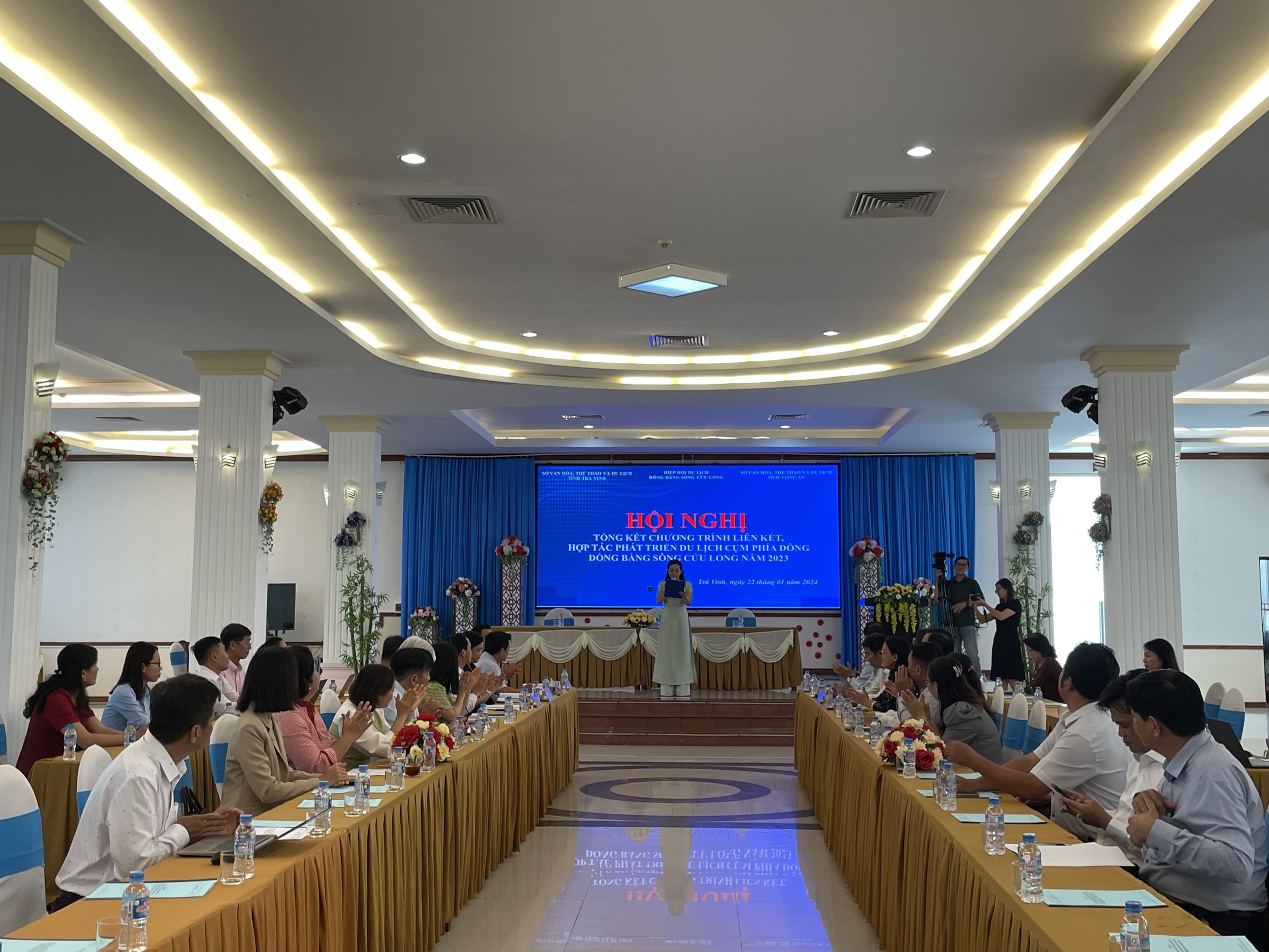Hội nghị tổng kết chương trình liên kết, hợp tác phát triển du lịch Cụm phía Đông đồng bằng sông Cửu Long năm 2023 tại Trà Vinh