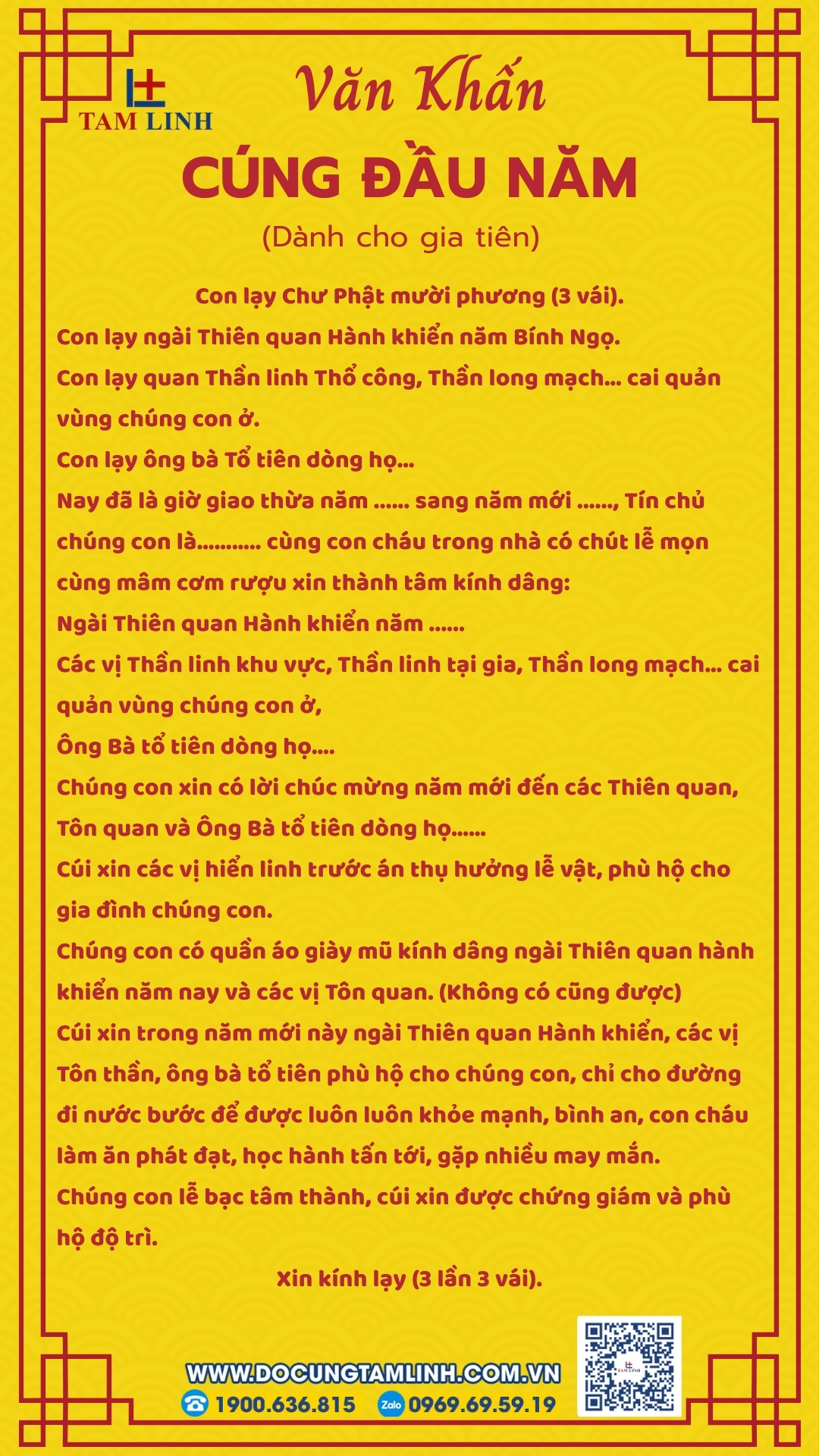 bài cúng đầu năm - Hình 1