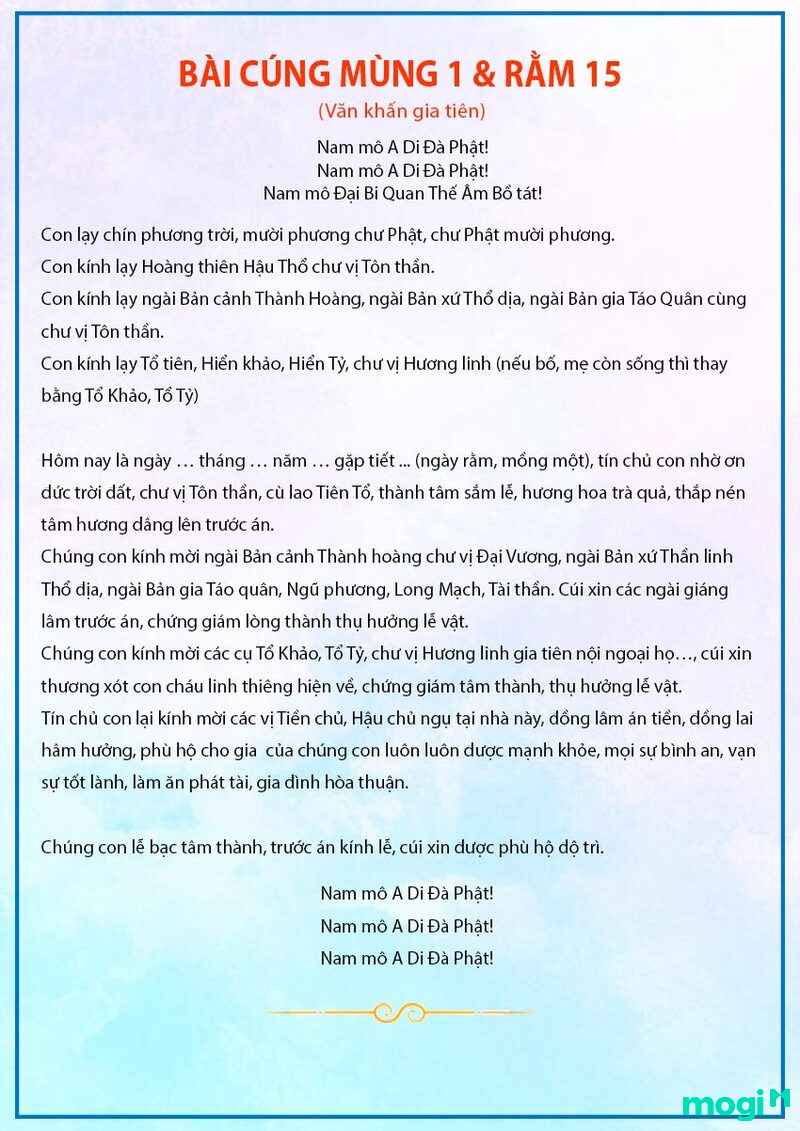 bài cúng ngoài sân - Hình 2