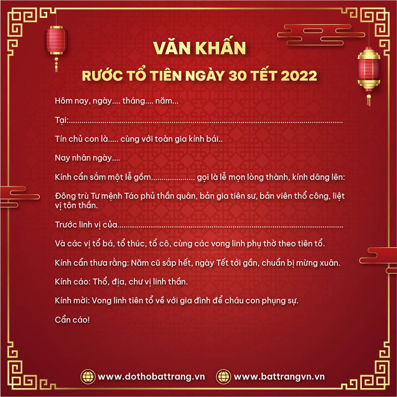 bài cúng ông bà tổ tiên - Hình 2