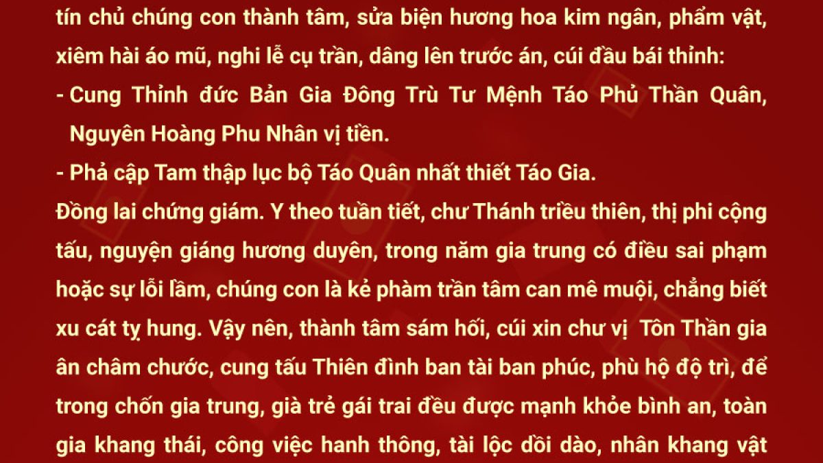 bài cúng ông công ông táo năm 2027 - Hình 1