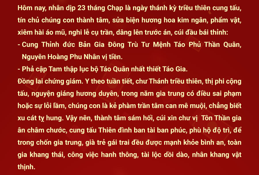 bài cúng ông táo 2027 - Hình 2