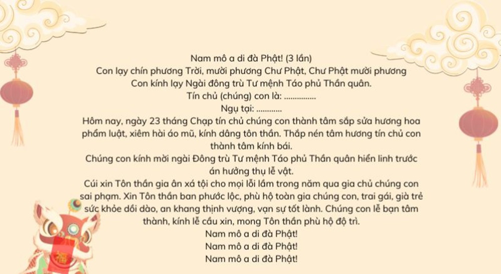 bài cúng ông táo 2027 - Hình 1