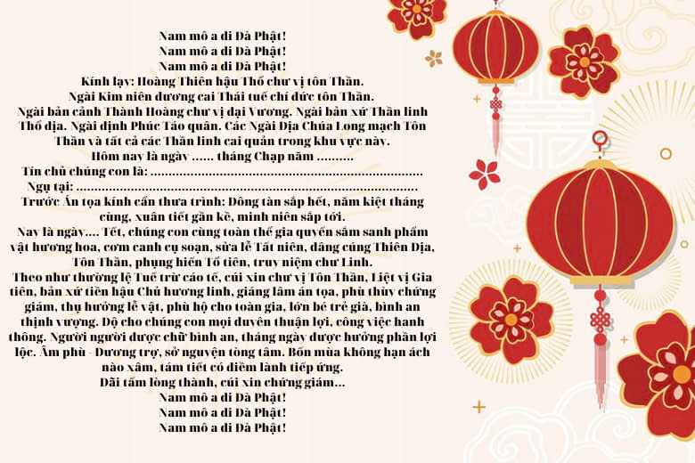 bài cúng tất niên ngoài trời - Hình 5
