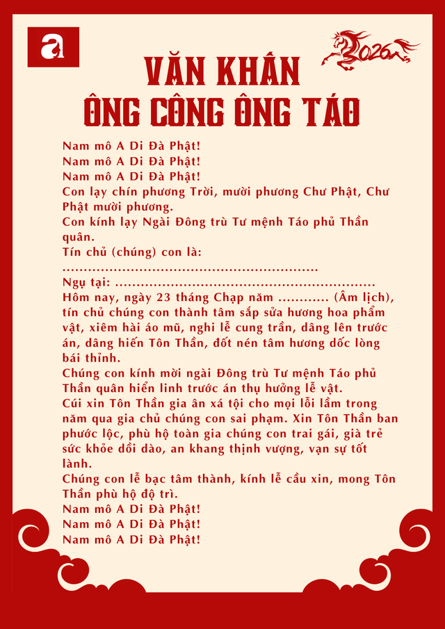 bài khấn cúng ông công ông táo - Hình 3