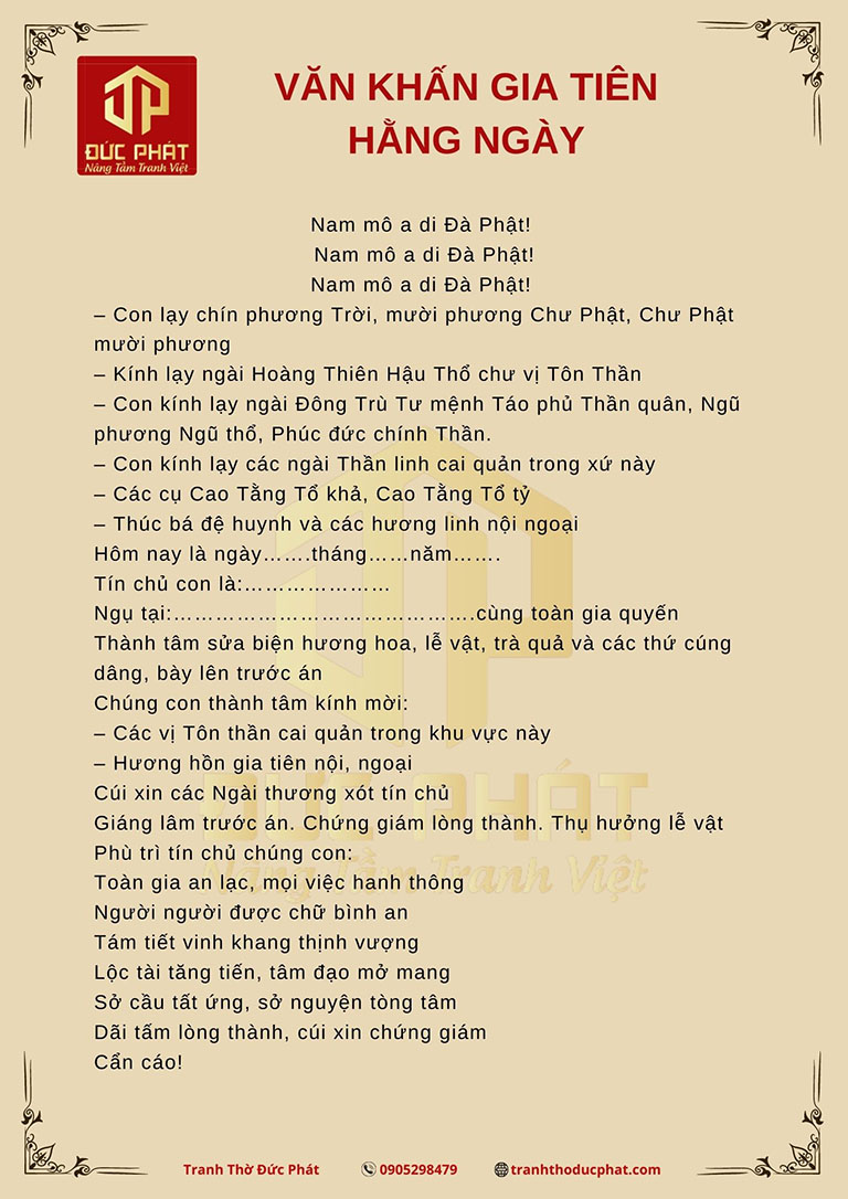bài khấn gia tiên - Hình 4