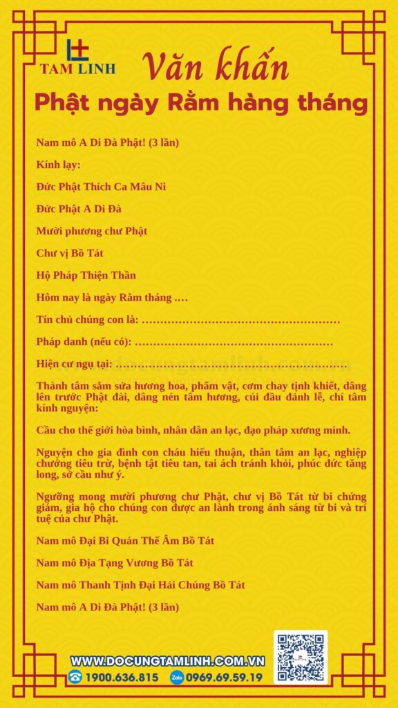 bài khấn ngày rằm - Hình 2