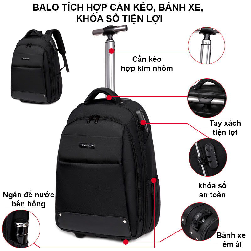 balo kéo du lịch - Hình 5