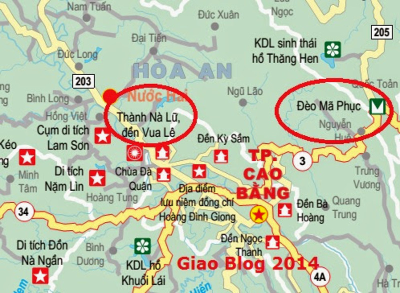 bản đồ du lịch cao bằng - Hình 5