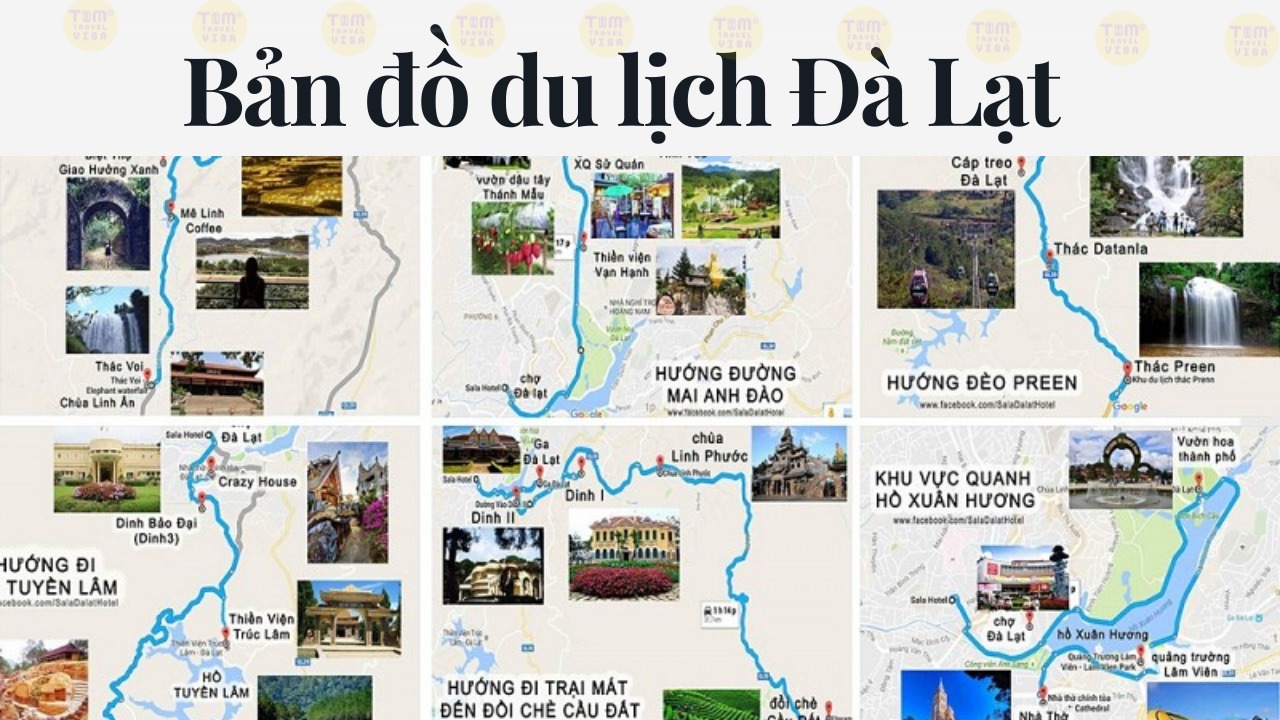 bản đồ du lịch đà lạt - Hình 2