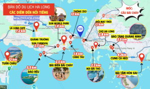 bản đồ du lịch hạ long