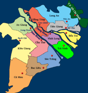 bản đồ du lịch miền tây