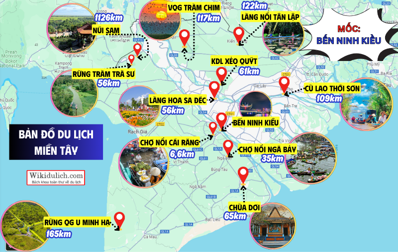bản đồ du lịch miền tây - Hình 4