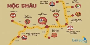 bản đồ du lịch mộc châu
