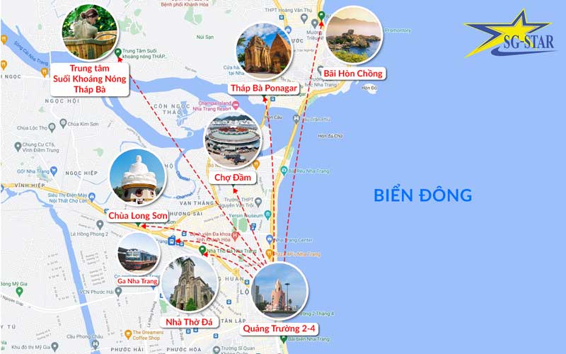 bản đồ du lịch nha trang - Hình 4