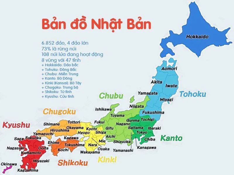 bản đồ du lịch nhật bản - Hình 3