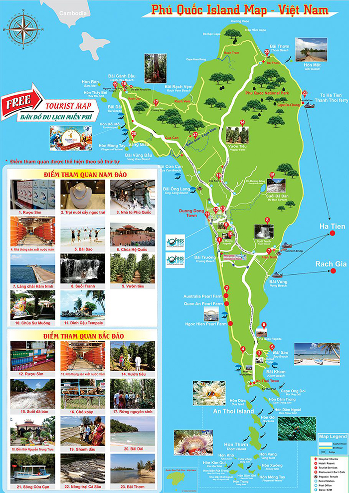 bản đồ du lịch phú quốc - Hình 2