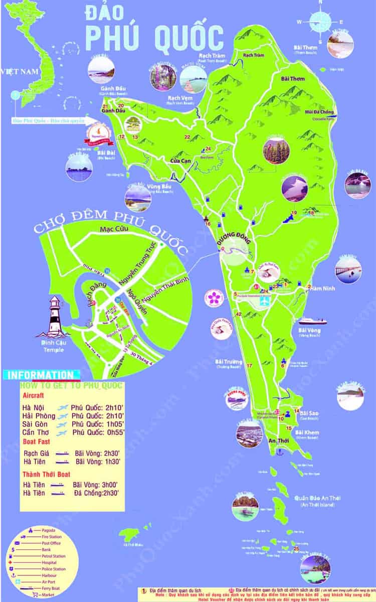 bản đồ du lịch phú quốc - Hình 3