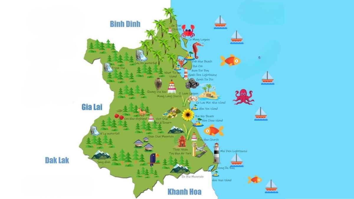 bản đồ du lịch phú yên - Hình 3