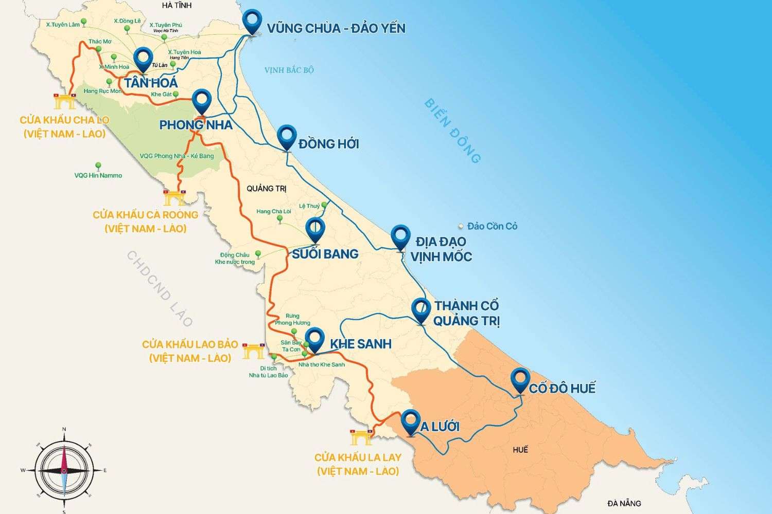 bản đồ du lịch quảng trị - Hình 2