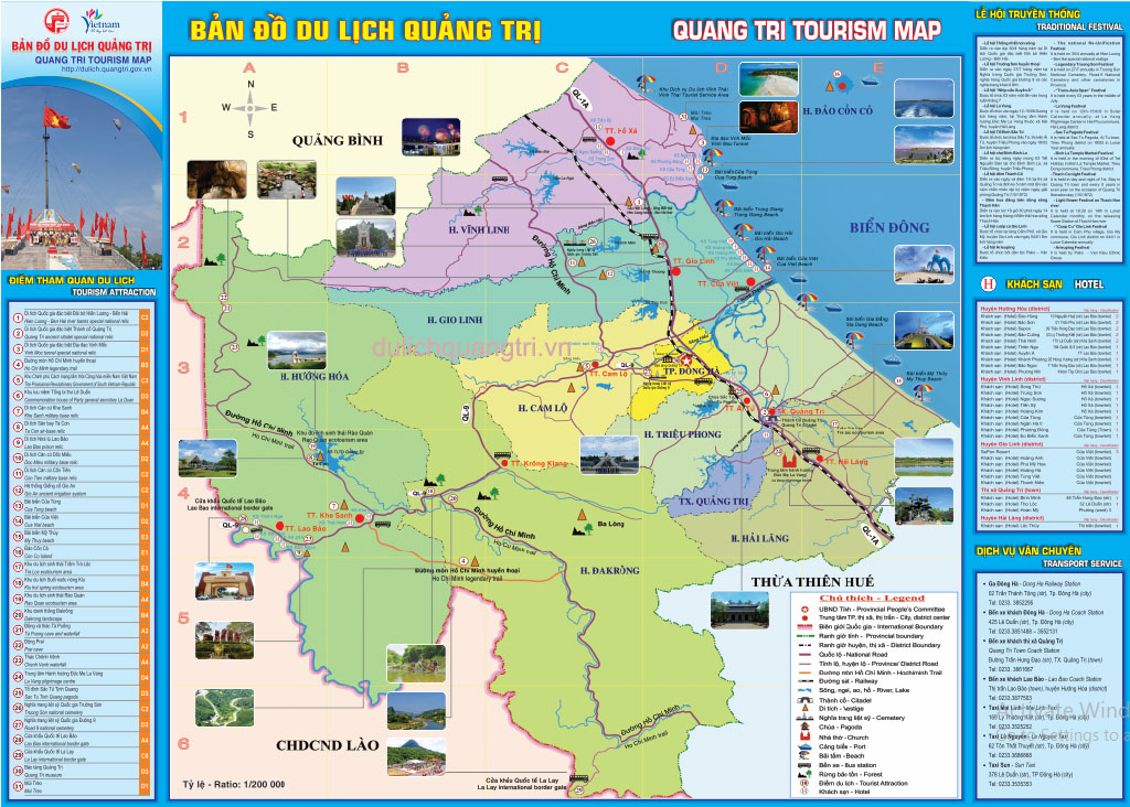 bản đồ du lịch quảng trị - Hình 1