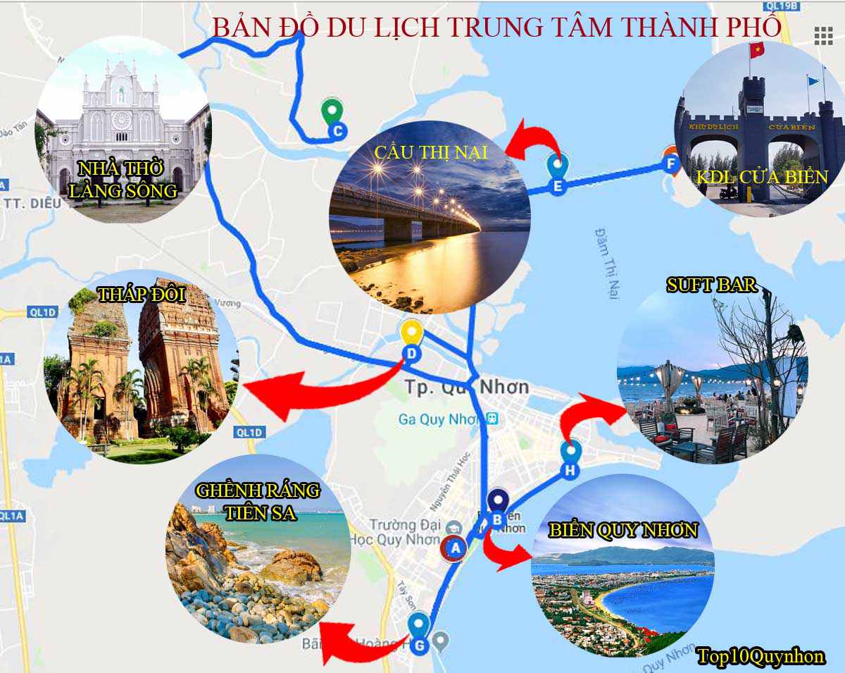 bản đồ du lịch quy nhơn - Hình 5