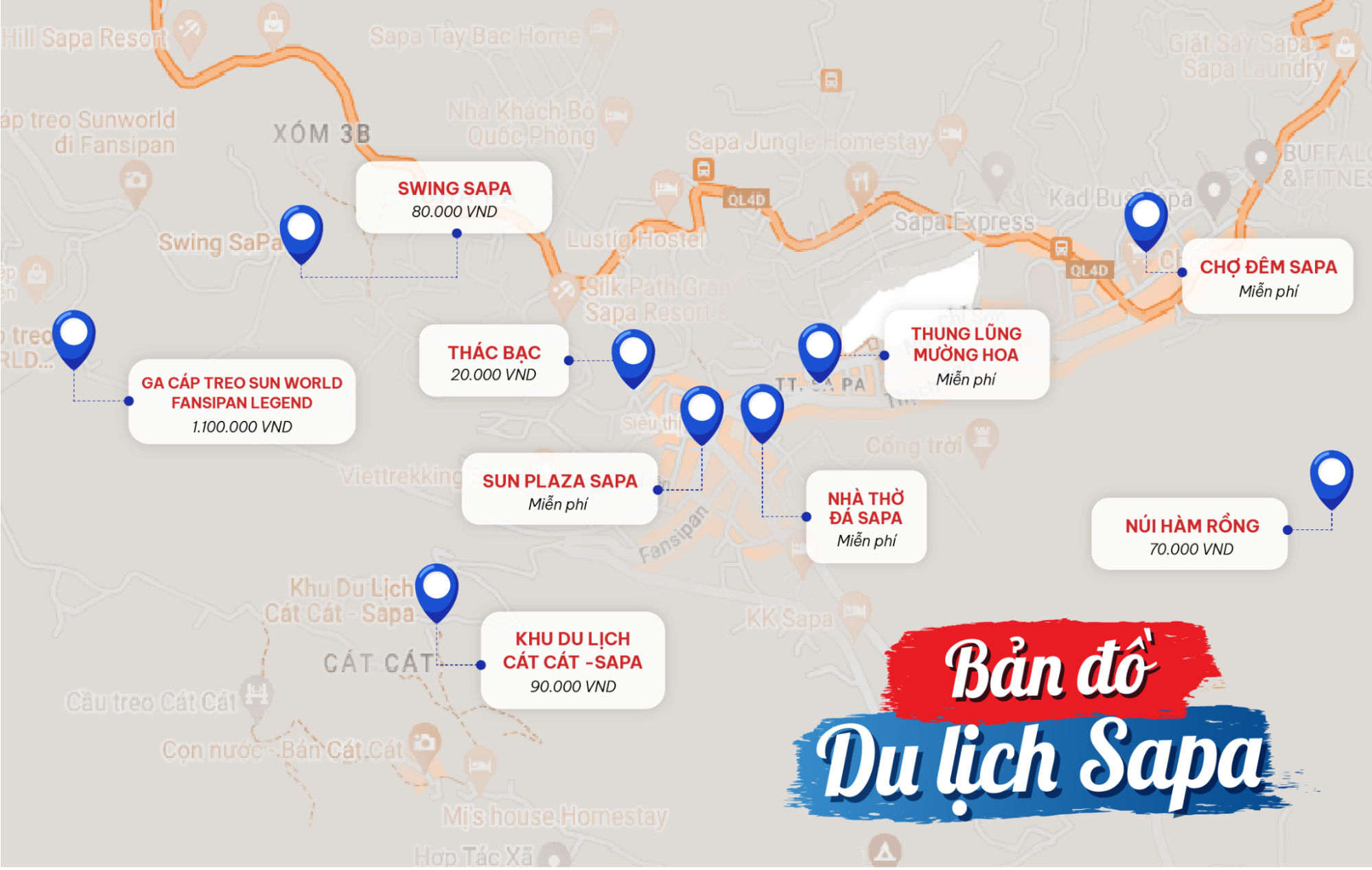 bản đồ du lịch sapa - Hình 2