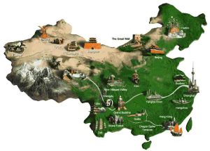 bản đồ du lịch trung quốc