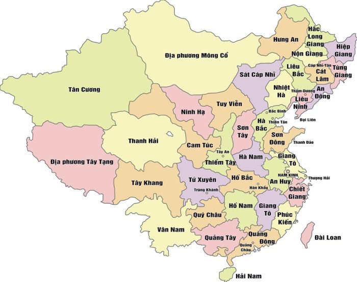 bản đồ du lịch trung quốc - Hình 4