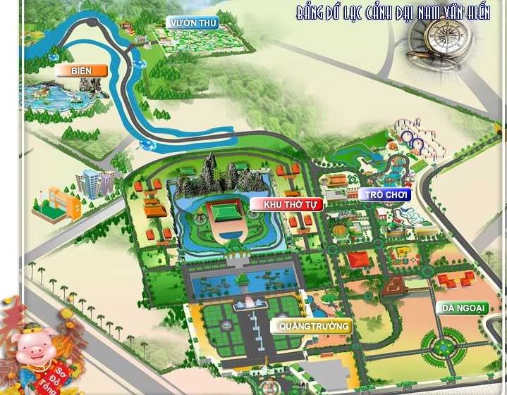 bản đồ khu du lịch đại nam - Hình 4