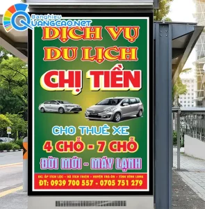 bảng hiệu dịch vụ du lịch