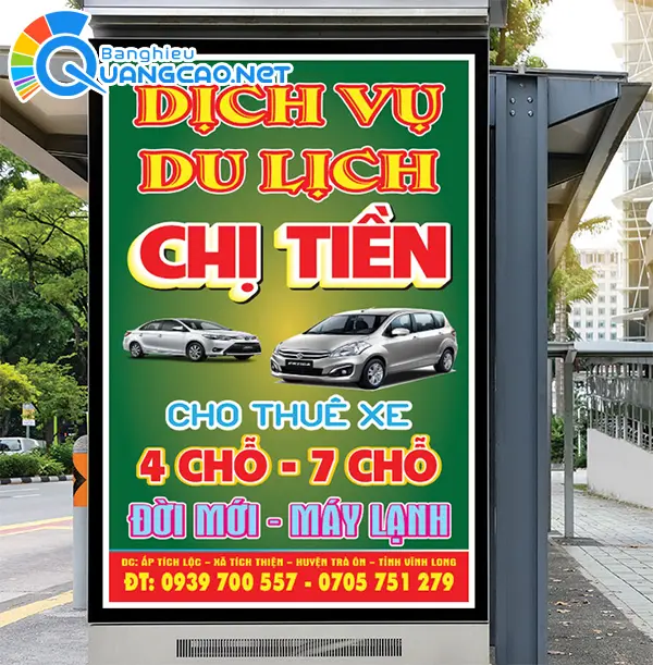 bảng hiệu dịch vụ du lịch - Hình 1