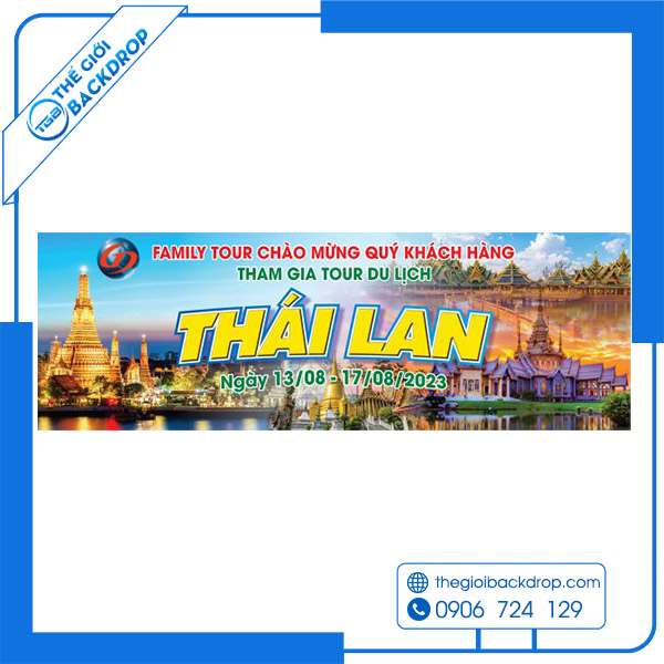 băng rôn du lịch - Hình 1