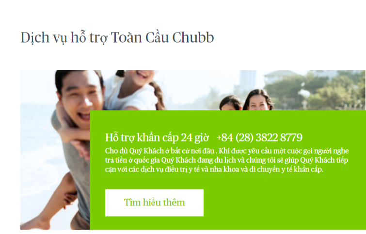 bảo hiểm du lịch chubb - Hình 4
