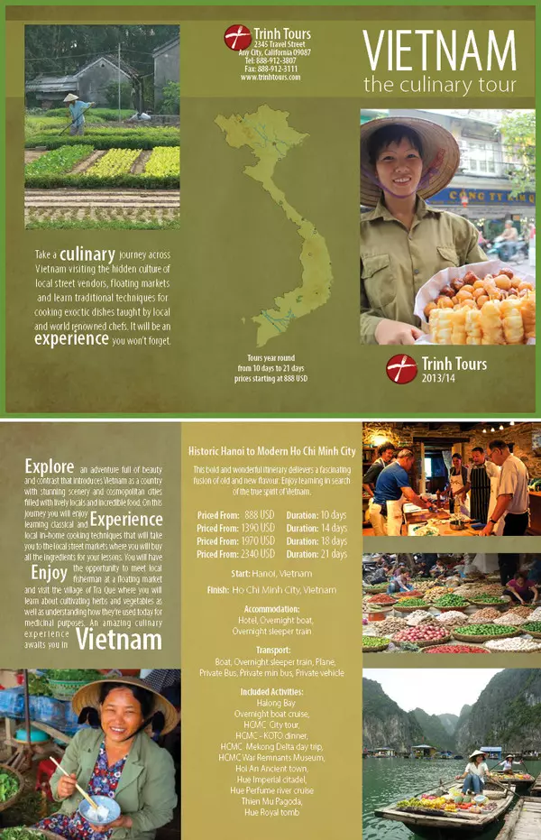 brochure du lịch việt nam - Hình 3