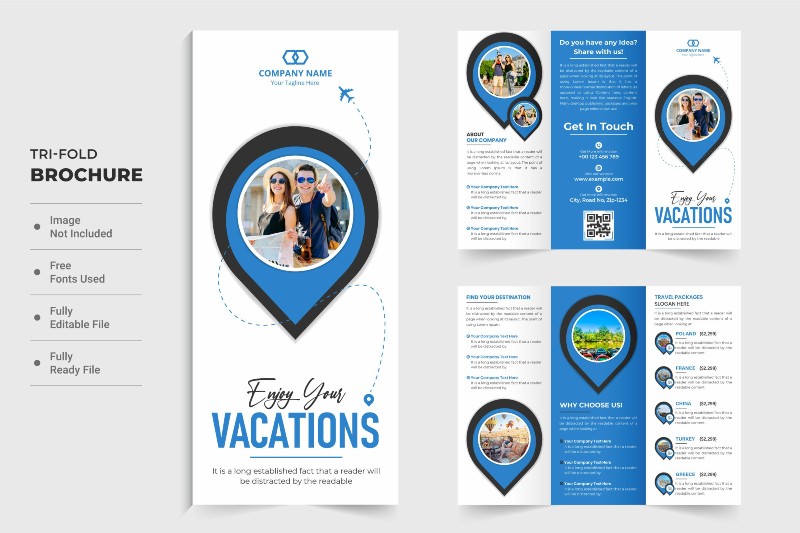 brochure tour du lịch - Hình 1