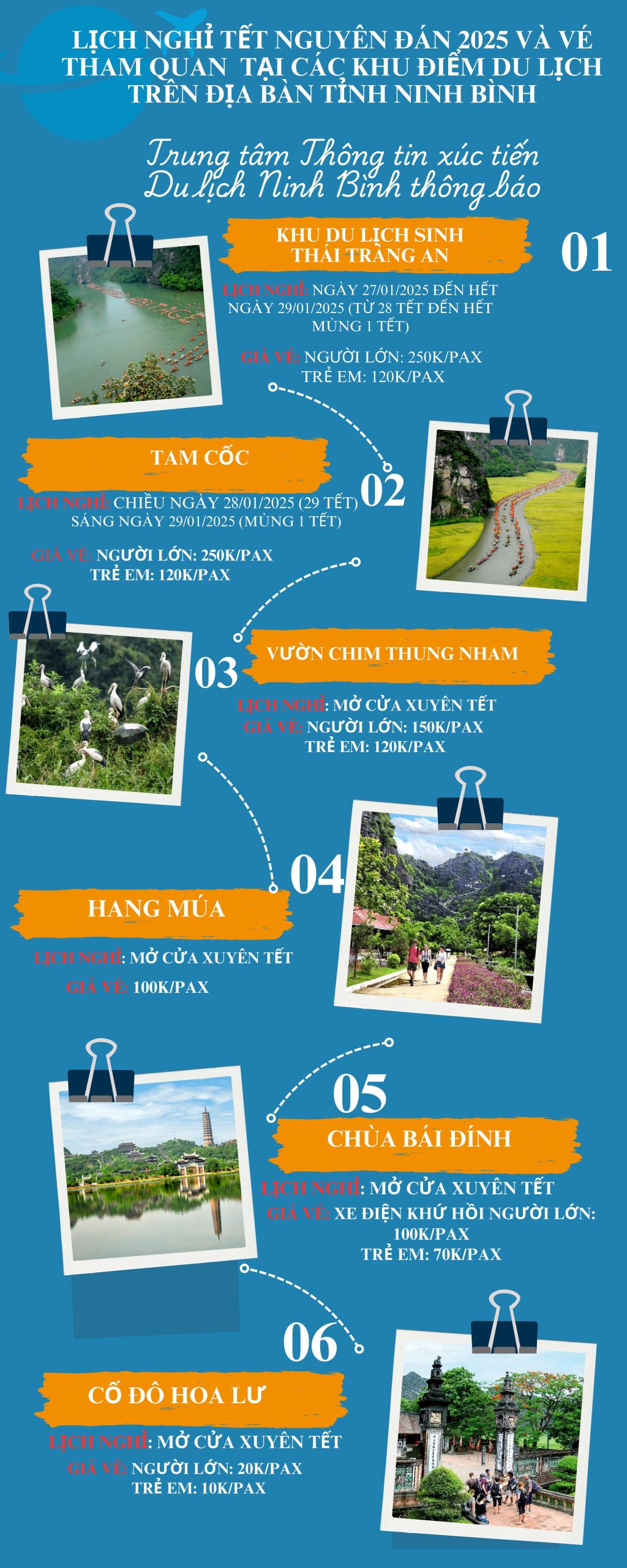 các địa điểm du lịch ninh bình và giá vé - Hình 2
