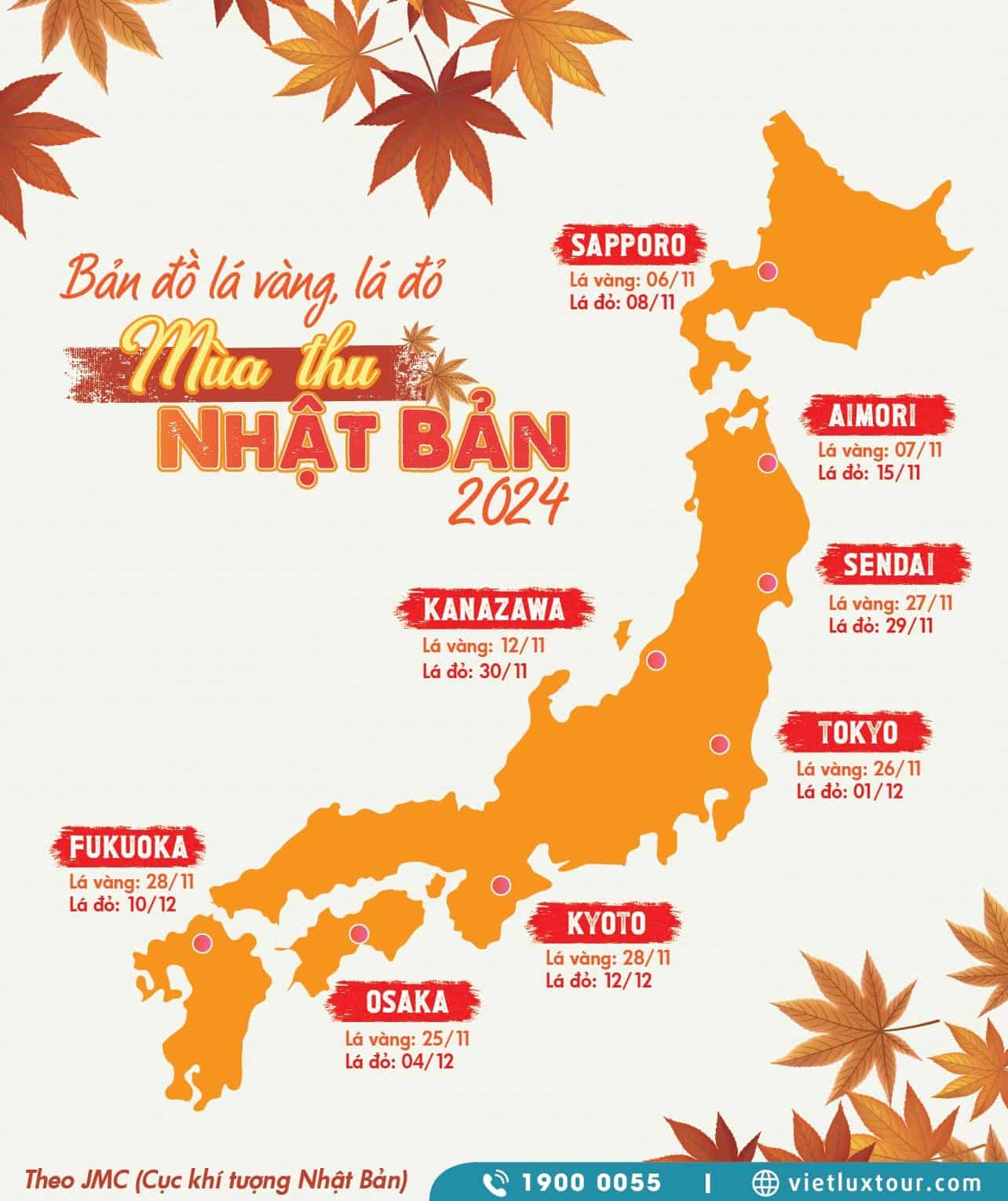 cẩm nang du lịch nhật bản mùa lá đỏ - Hình 3