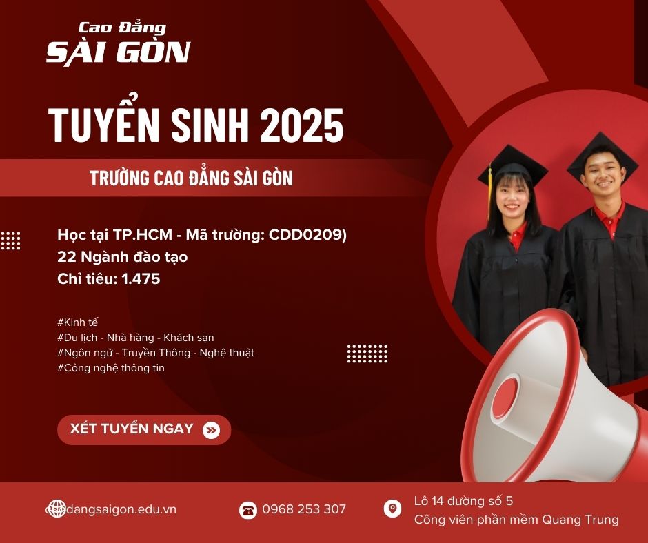 cao đẳng du lịch sài gòn tuyển sinh 2025 - Hình 4