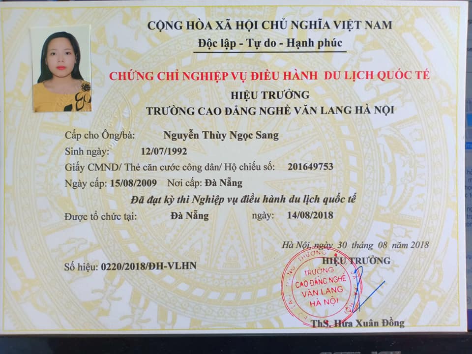 chứng chỉ điều hành du lịch - Hình 3