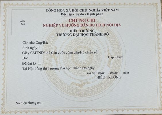 chứng chỉ hướng dẫn viên du lịch - Hình 5