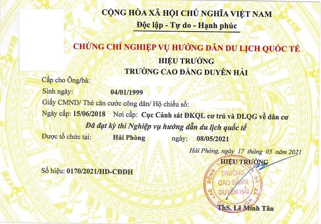 chứng chỉ hướng dẫn viên du lịch quốc tế - Hình 2