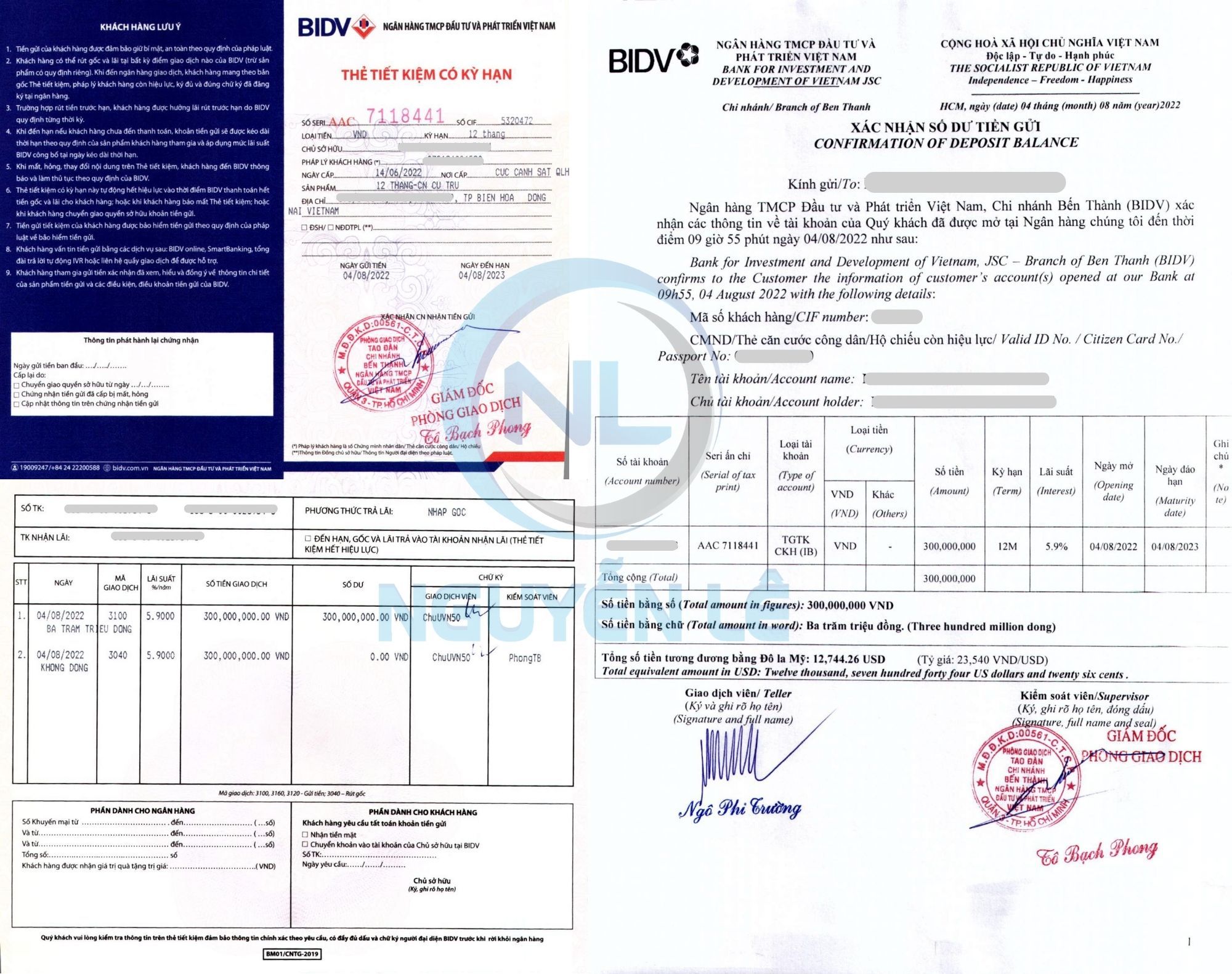 chứng minh tài chính du lịch - Hình 3