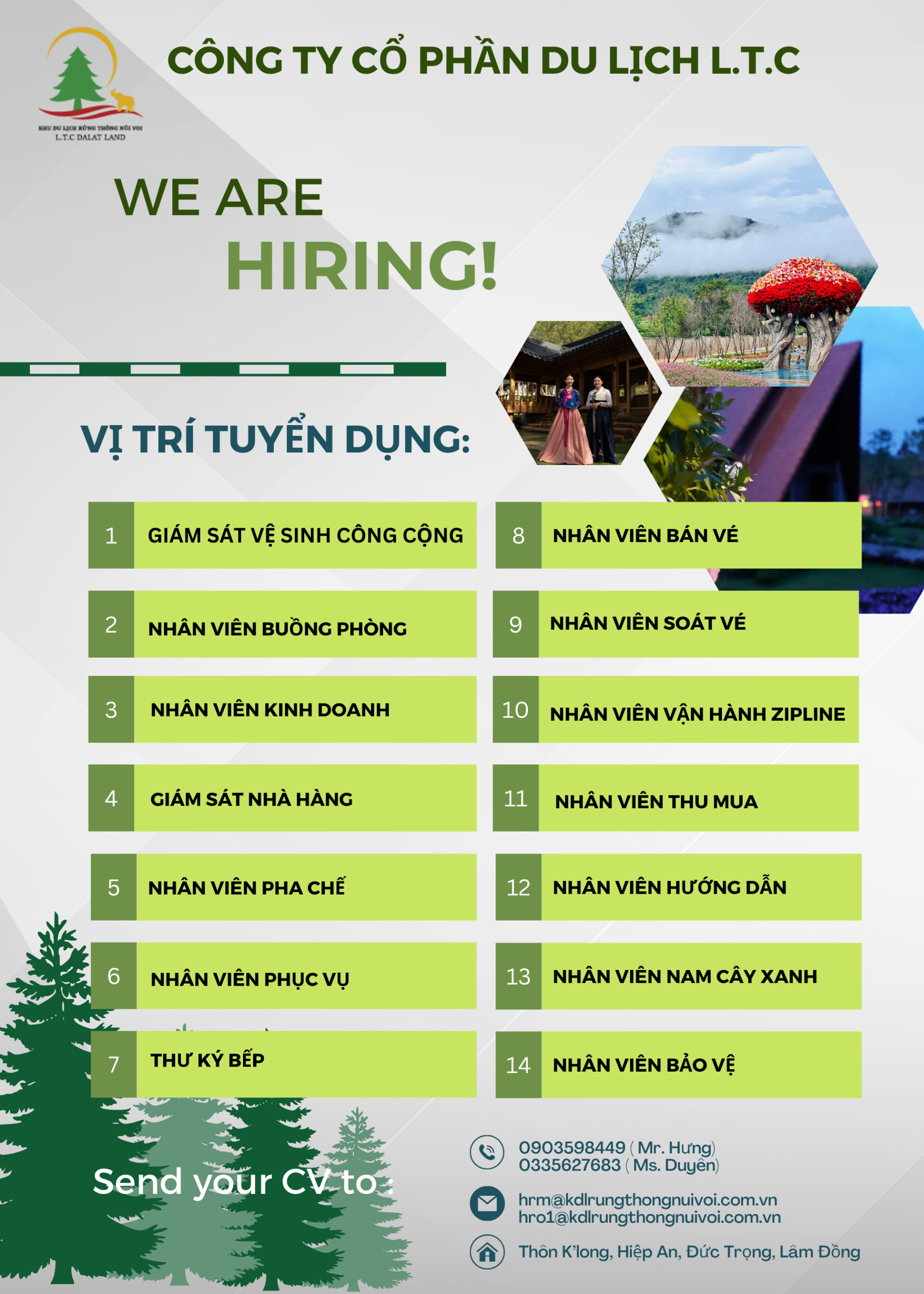 công ty du lịch tuyển dụng - Hình 1