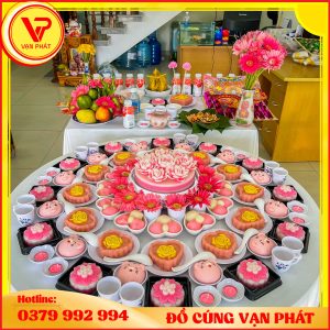 cúng đầy tháng bé gái