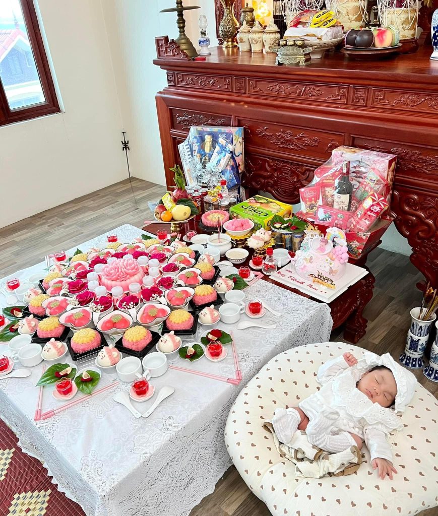 cúng đầy tháng bé gái - Hình 4