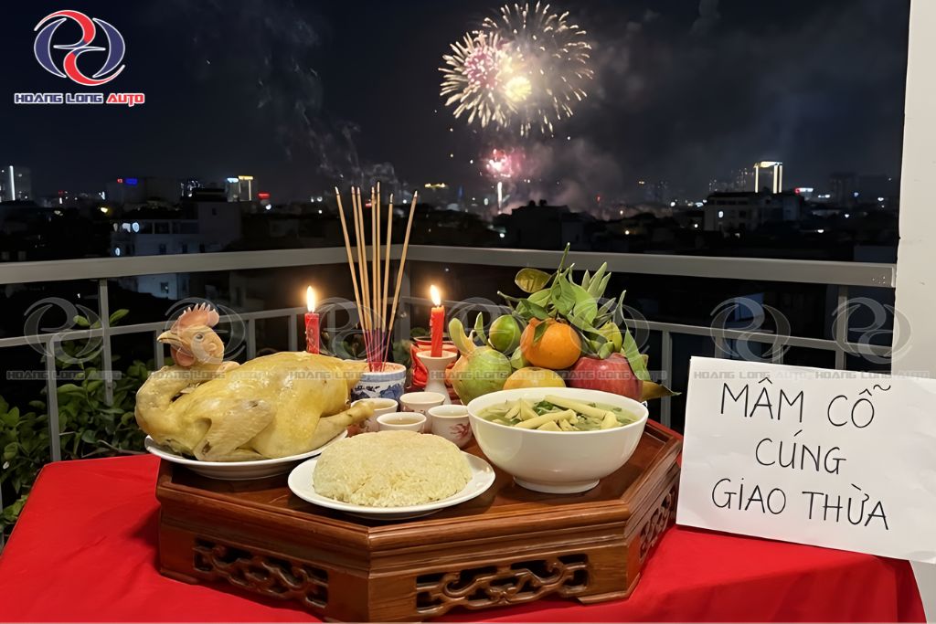 cúng giao thừa ngoài trời - Hình 3