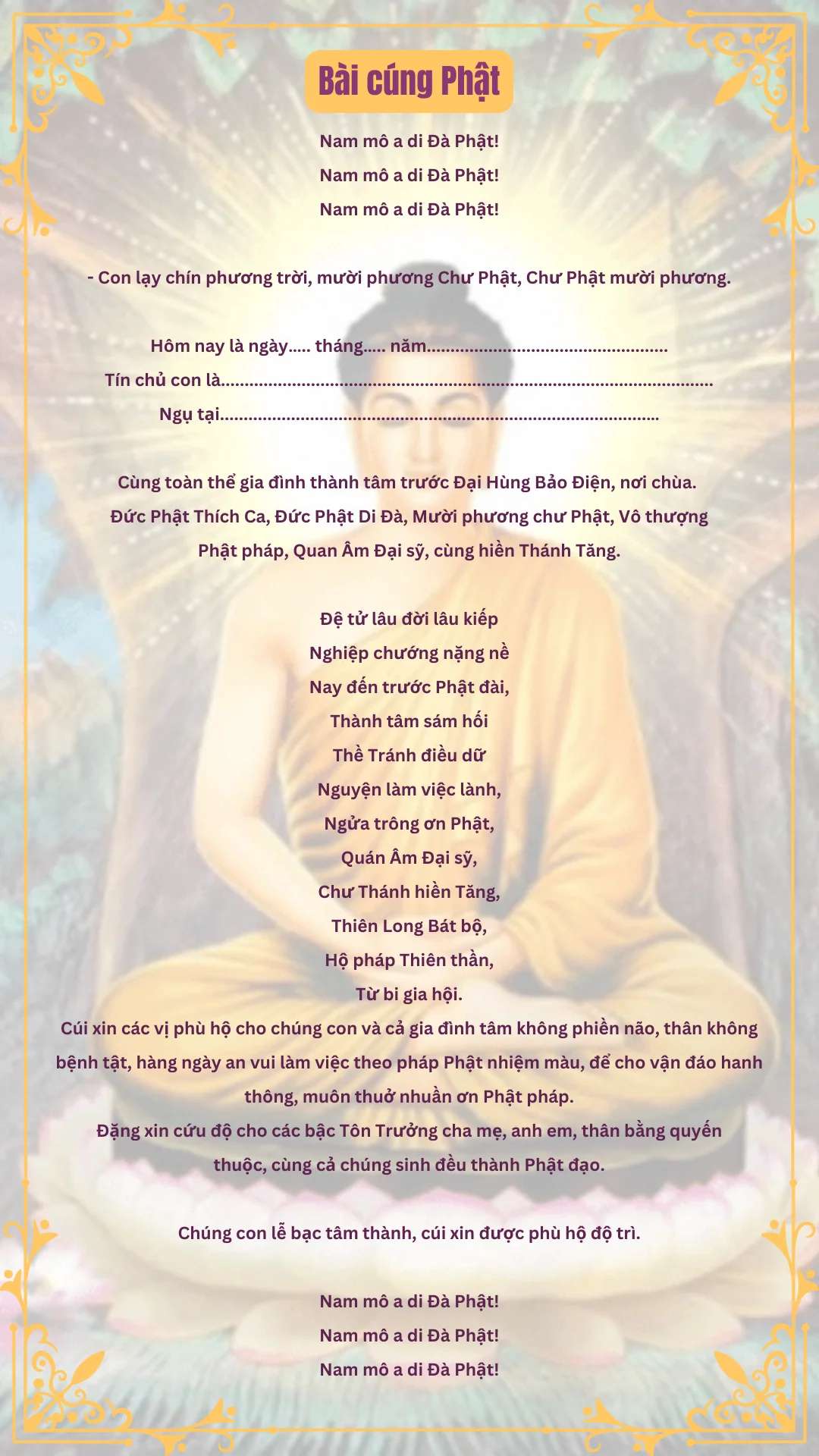cúng phật tại nhà - Hình 3