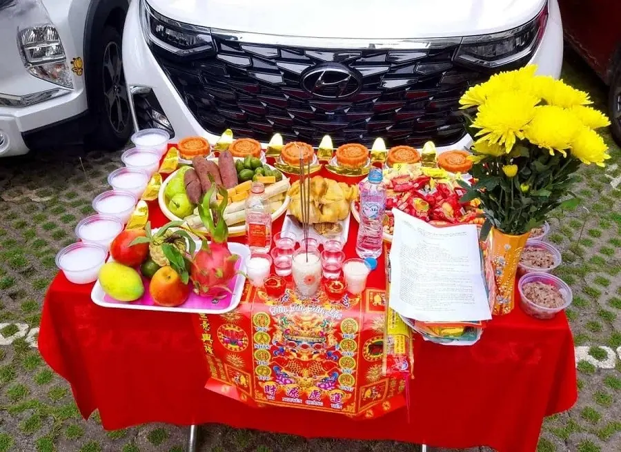 cúng xe mới - Hình 3