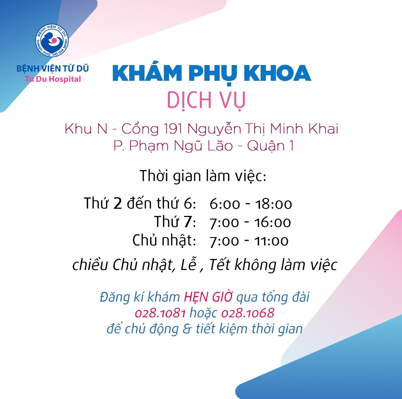 đặt lịch khám bệnh viện từ dũ - Hình 5